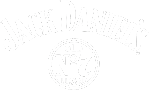 Jack Daniel's Logo (white) (002)